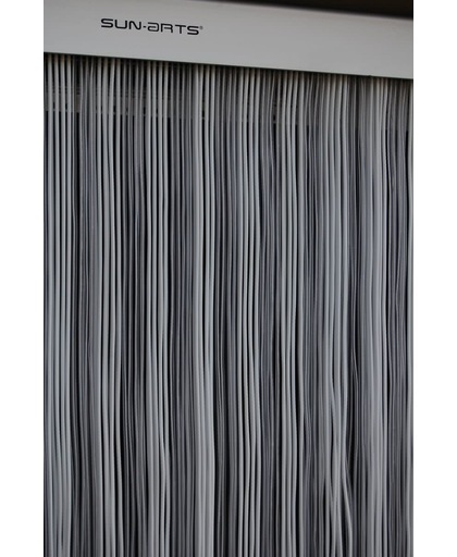 Sun-Arts Deurgordijn - palermo transparant - wit - 90 x 210 cm
