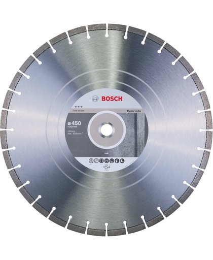 Bosch - Diamantdoorslijpschijf Best for Concrete 450 x 25,40 x 3,6 x 12 mm