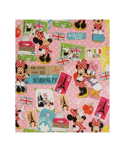 Disney inpakpapier minnie travel - 200 x 70 cm - kadopapier / cadeaupapier