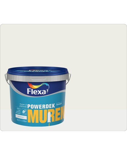 Flexa Powerdek Muurverf - 10 liter - Muren & Plafonds - 9010