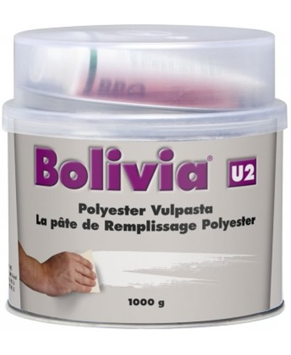 Bolivia U2 Polyester Vulpasta - Grijs - 500 gr