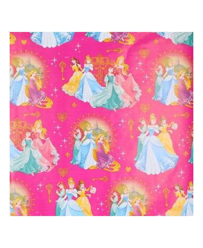 Disney inpakpapier princess roze - 200 x 70 cm - kadopapier / cadeaupapier