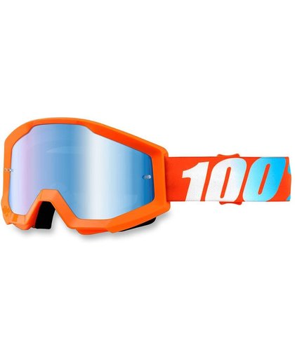 100% Crossbril Strata Orange/Mirror Blue