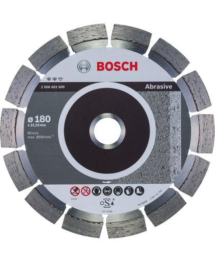 Bosch - Diamantdoorslijpschijf Expert for Abrasive 180 x 22,23 x 2,4 x 12 mm
