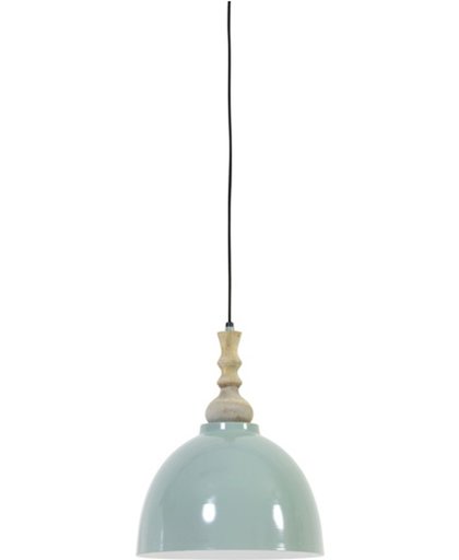 Light & Living Hanglamp  KATIE Ø29,5x36 cm  -  oud groen-wit
