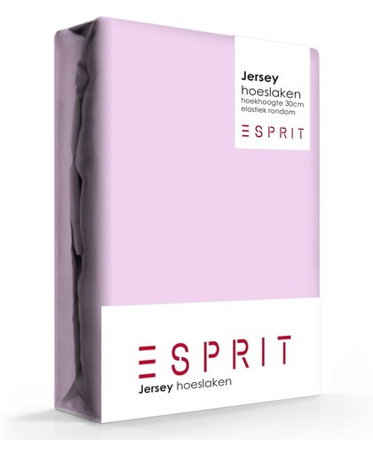 Esprit jersey Hoeslaken - 140/160x200/220 - Light Lilac