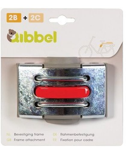 Qibbel Q200 - Frame Bevestiging voor Achterzitje - Grijs