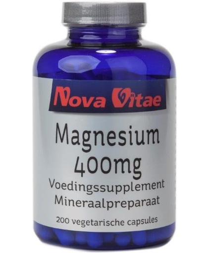 Nova Vitae Magnesium 400 mg 200 vcaps