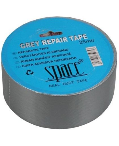 Duct Tape / Reparatietape 25 meter Space Grijs