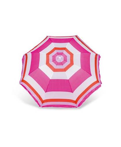 Parasol strepen roze 135 cm