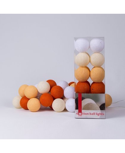 Cotton Ball Lights Lichtslinger Orange – 35 Cotton Balls – Oranje