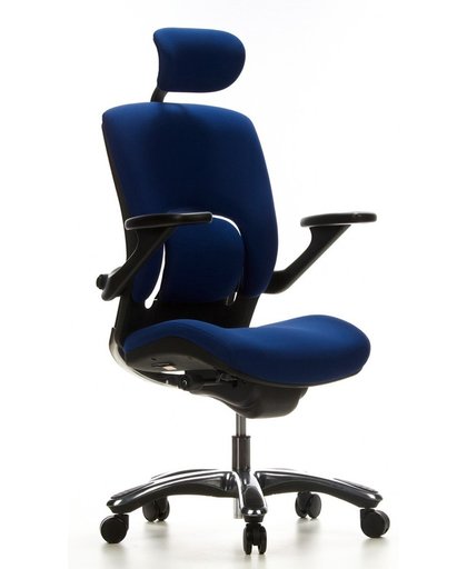hjh office Vapor Lux - Bureaustoel - Blauw