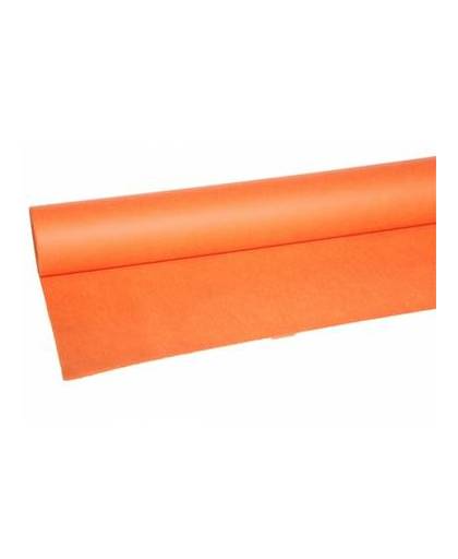 Oranje tafelkleed op rol 10 meter
