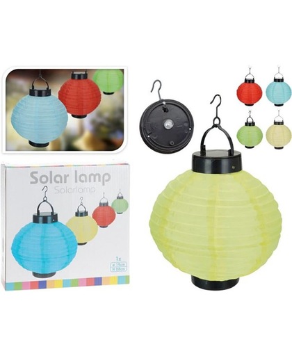 Solarlamp lantaarn 4 kleuren assorti levering