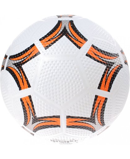 Toyrific Voetbal Oranje/zwart Maat 5