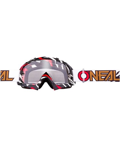 O'Neal Crossbril B10 Stream White/Red/Clear