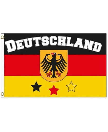 Duitsland vlag met tekst