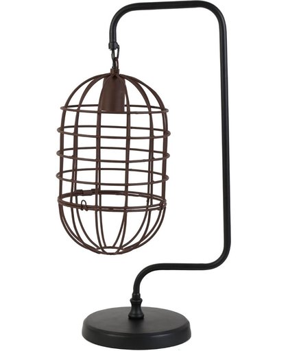 Light & Living Tafellamp  BRENDA 28x20x59 cm  -  draad roest-zwart
