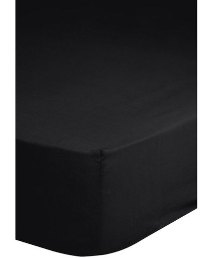 Emotion Hoeslaken strijkvrij 90x220 cm zwart 0220.04.43