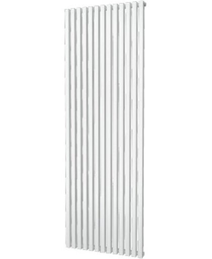 Designradiator Plieger Siena 180x60.6cm 1422 Watt Zilver Metallic Middenonderaansluiting