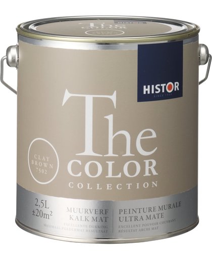Histor The Color Collection Muurverf - 2,5 Liter - Clay Brown