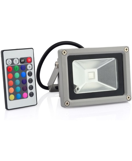 10W LED Verstraler Schijnwerper Bouwlamp RGB