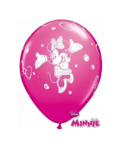 Minnie mouse ballonnen 6 stuks