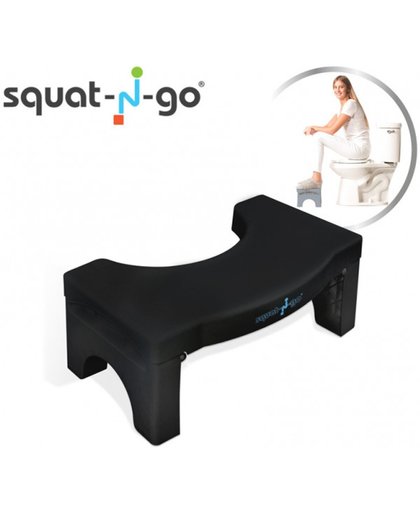 Squat-n-Go Toiletkrukje voor juiste houding WC zwart