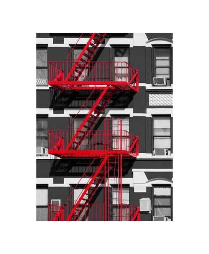 - fire escape - 183 x 254 cm - multi