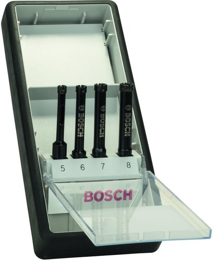 Bosch - 4-delige Robust Line set diamantboren voor nat boren 5; 6; 7; 8 mm