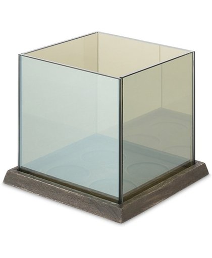 Waxinelichtjeshouder Infinity Light 4 Cube - Glas - Oneindige Verlichting