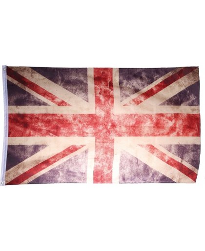Vintage vlag Verenigd Koninkrijk 150 x 90 cm