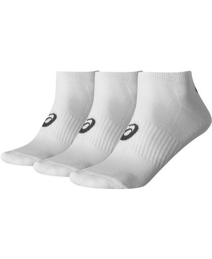 Asics 3PPK Ped Sock 128066-0001, Unisex, Wit, Sportsokken maat: 39-42 EU