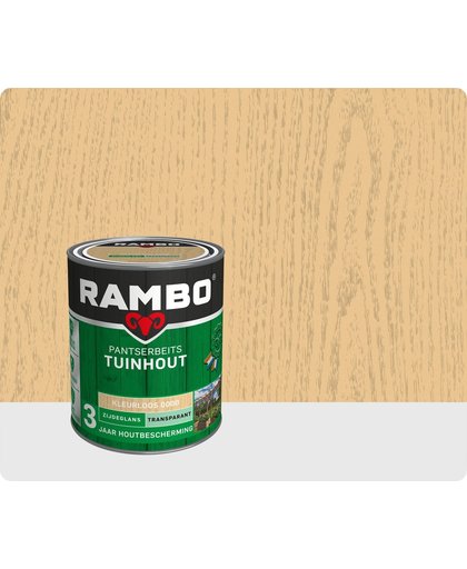 Rambo Tuinhout pantserbeits zijdeglans transparant kleurloos 0000 750 ml