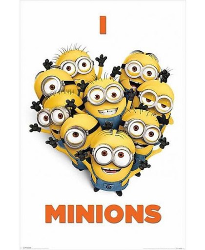 Poster I love Minions 61 x 91,5 cm - filmposter