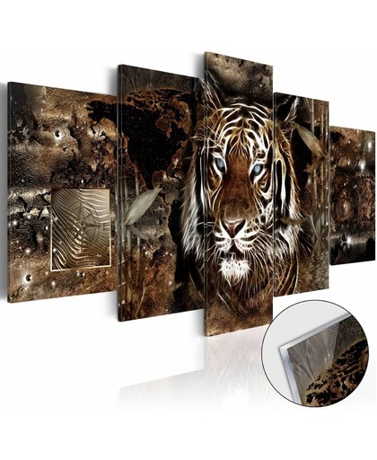 Afbeelding op acrylglas - Bewaker van de jungle, tijger