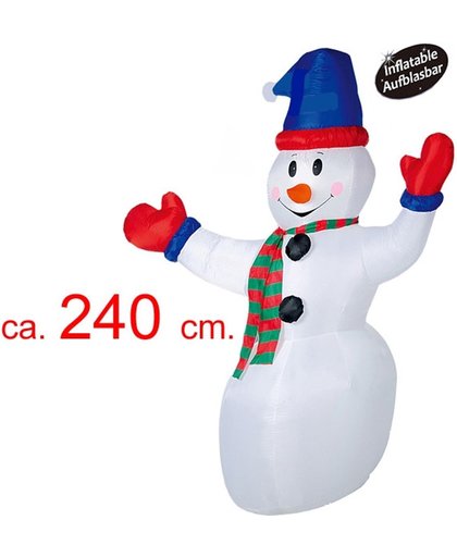 Opblaasbare sneeuwman 240cm