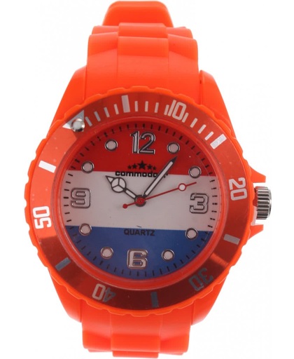 Nederland Horloge Met Lichtgevende Wijzers Oranje