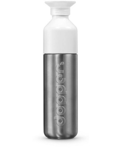 Dopper Drinkfles - Solid Steel - 490 ml - roestvrij staal - BPA-vrij