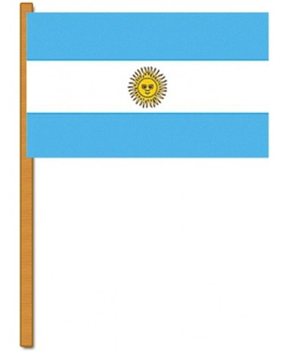 Luxe zwaaivlag Argentinie