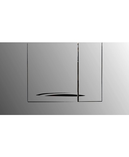 Plieger Compact Bedieningspaneel - Dualflush - chroom - Kunststof
