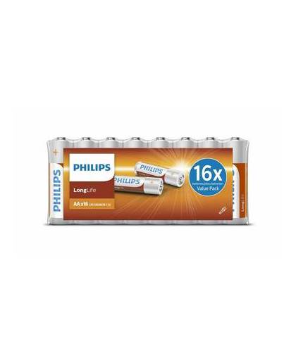 Philips LongLife Batterij R6L16F/10 niet-oplaadbare batterij