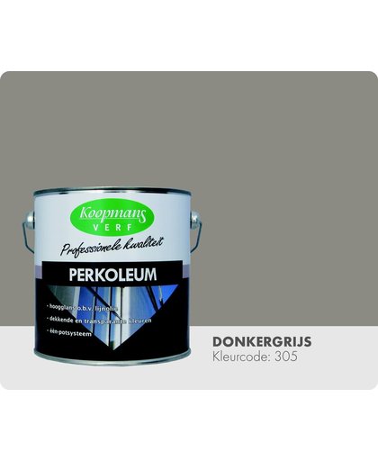 Koopmans Perkoleum - Dekkend - 2,5 liter - Donkergrijs