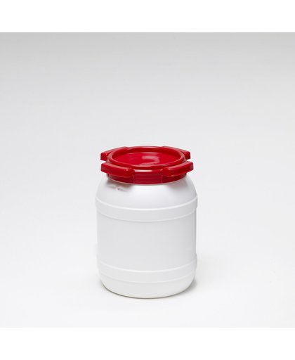 Waterkluisje - 6,4 Liter - Water- En Luchtdicht - Wit/rood