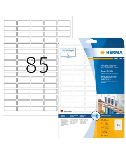 HERMA 10917 Wit Zelfklevend printerlabel printeretiket