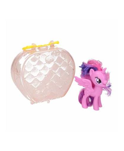 My little pony paardje in tasje twilight sparkle 8 cm