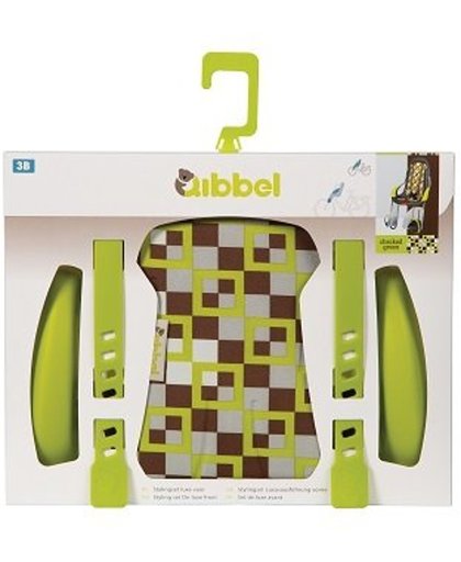 Qibbel Q517 - Stylingset Luxe Voorzitje - Checked Green