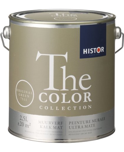 Histor The Color Collection Muurverf - 2,5 Liter - Original Green