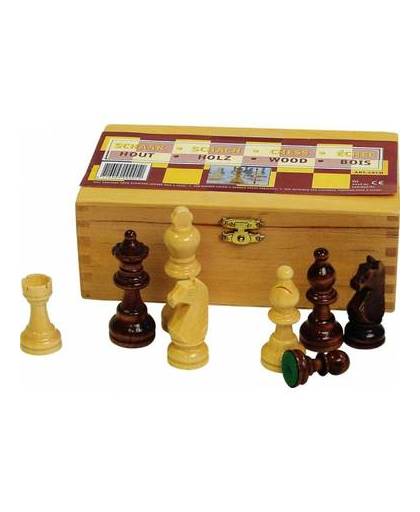 Luxe houten schaakstukken