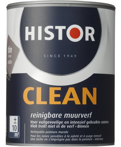 Histor Clean Muurverf - 1 liter - Tin